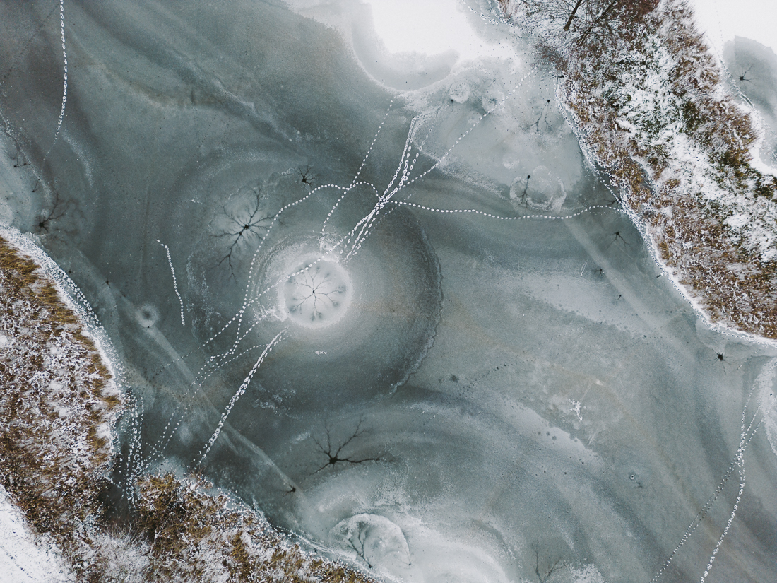 Frozen ponds 