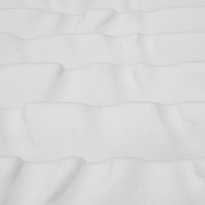 Footprints on the stairs after snow