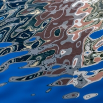 frozen moment on the river Spree in Berlin