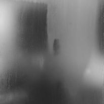 Water vapor on ground glass