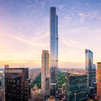 View on Central Park in Manhattan 