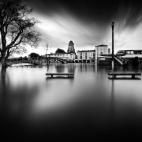 two historic floods in Saintes