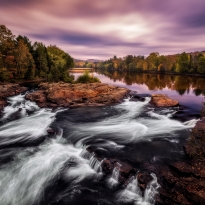 Autumn and Winter Scenery in Canada