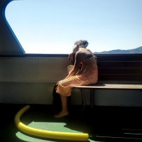 The little girl in the painting