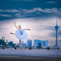 Dancing in Zhuhai City