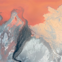 Paints from technogenic deposits