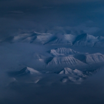 a frozen world illuminated