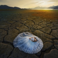 Dried Up Sun Moon Lake