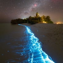 Milky Way over Turquoise Wonderland