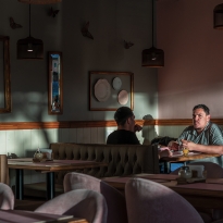 Sunset in a Bar in Buenos Aires